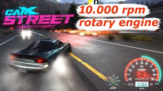 10000 rpm Wankel RX7 turbo Rotary Motor [upl. by Namya]