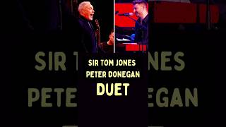 Sir Tom Jones amp Peter Donegans Ill Never Fall In Love Again voice duetshorts musictomjones [upl. by Moskow799]