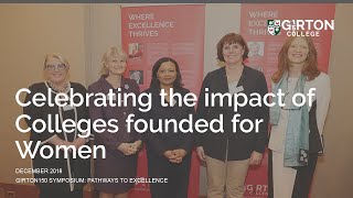 Pathways to Excellence Celebrating the impact of Colleges founded for Women [upl. by Son]