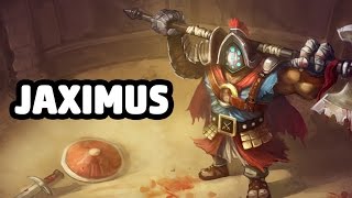 JAXIMUS SKIN SPOTLIGHT  LEAGUE OF LEGENDS [upl. by Nehtanhoj]