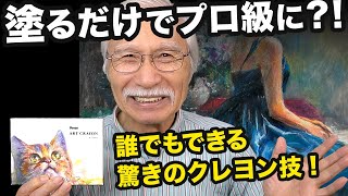 塗って重ねて伸ばす！驚くほど簡単にプロ級の絵が描けるアートクレヨンの秘密とは？ [upl. by Charron170]