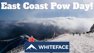 New York’s FIRST POW DAY of 2024 at WHITEFACE MOUNTAIN [upl. by Nyllaf678]