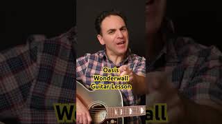 Learn How To Play Oasis Wonderwall Acoustic Version On Guitar [upl. by Llemej3]