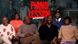 THE PIANO LESSON Cast Interviews [upl. by Hamlin]