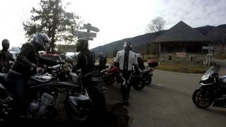 Balade moto avec les quotSons of Annecyquot  MT07raceblue [upl. by Harat]