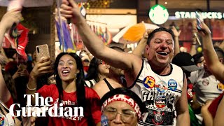 Im going to cry euphoria on Brazil’s streets as Lula wins [upl. by Ydaj]