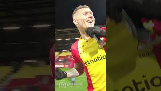 Victor Edvardsen viert goal met BSide 🏆 Go Ahead Eagles  De Treffers 71 shorts [upl. by Bresee]