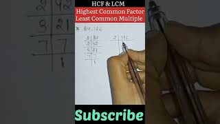 HCF amp LCM  How to find LCM with HCF maths [upl. by Wrigley926]