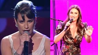 Lea Michele Dont Rain On My Parade 2010 VS 2018 [upl. by Amsirhc]