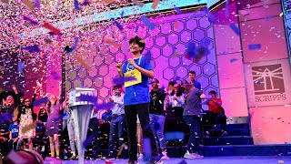 2023 Scripps National Spelling Bee Winning Moment [upl. by Irek]