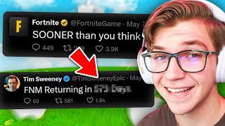 Epic Games CONFIRMED Fortnite Mobile iOS is Returning SOON iPhones amp iPads [upl. by Eneri]