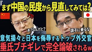 「あなた方には到底理解できないだろう」日本が誇る外交官が中国に対して猛反撃した結果、中国外務官が完全論破された理由 【海外の反応】 [upl. by Aidne]