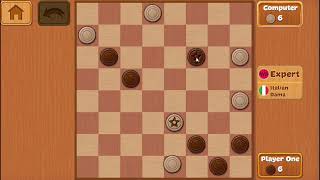 Checkers Italian dama Strategy game [upl. by Oskar]