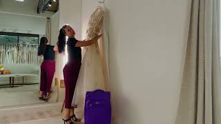 How to Pack a Wedding Dress in a Carry On Bag for a Destination Wedding [upl. by Floria]