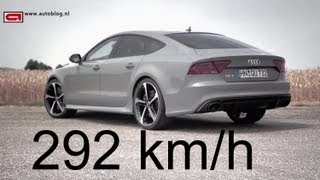 Audi RS7 top speed [upl. by Oiromed69]