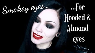 Smokey EyesFOR HOODED amp ALMOND EYES  WalkThrough Makeup Tutorial  ReeRee Phillips [upl. by Mungam804]