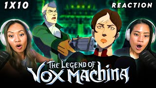 THE NEXT NAME 😳🔫 The Legend of Vox Machina 1x10 quotDEPTHS OF DECEITquot  Reaction amp Review [upl. by Lokin]