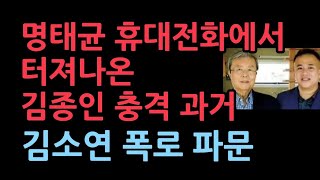 국힘 비대위원장 시절에 김종인의 충격 행적보수당을 망쳐놓았다 명태균과의 관계김소연 대폭로 [upl. by Ojoj]