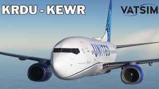 Full Flight in Busy Vatsim Event to Newark in Boeing 737 with Real Life Pilot [upl. by Araed]