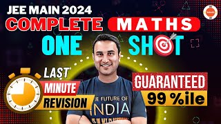 JEE 2024  Complete Maths  One Shot  Last Minute Revision  Pulkit Sir Vedantu [upl. by Rannug529]