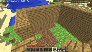 X150  Minecraft  quotBuilding a Starting Housequot  Machinima [upl. by Hellman]