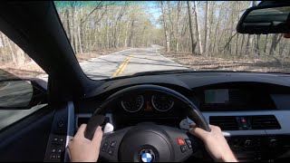 BMW E60 M5 V10 POV DRIVE  InCabin Eventuri Meisterschaft Eisenmann Sounds [upl. by Ydnic]