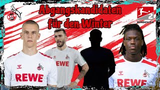 1 FC Köln SorgenkinderAbgangskandidaten für den kommenden Winter Wer hat keine Zukunft beim FC [upl. by Uriisa]