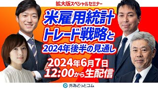 【FX】今夜は米雇用統計！どうなるドル円！そして2024年後半の金融・経済の見通しは！？ 2024年6月7日放送 [upl. by Kcir17]