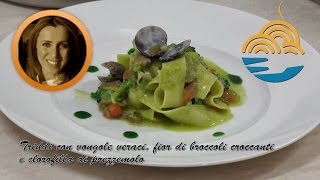 ANTONELLA RICCI ricette di Natale  4  Triddi con vongole veraci [upl. by Anegroeg]