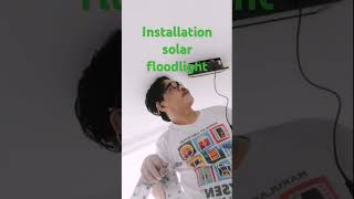 installation of solar floodlightthermalfuse installationwashing machine repair [upl. by Atsira]