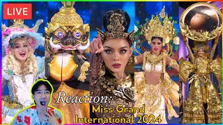 Reaction Miss Grand international 2024 National Costume  Athit Recap [upl. by Canica]