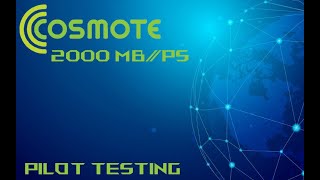 Cosmote Fiber Optical 2000 mbps  Pilot Test with FritZ Box 5530 [upl. by Vedi]