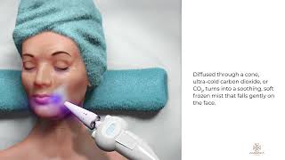 Frotox  cryo facial  with America Cryo Subzero device explained [upl. by Ila626]