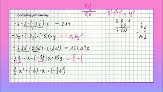 WYRAŻENIA ALGEBRAICZE od podstaw zadanie 3 dla klasy siódmej i ósmej [upl. by Cykana]