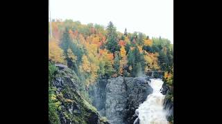 Saint Anne Falls Canyon SainteAnne Quebec Canada [upl. by Ayouqes]