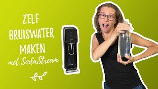 Bruiswater maken met de SodaStream  gasfles vervangen review [upl. by Marijo751]