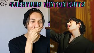 Reacting to TikTok Edits Taehyung Edition [upl. by Kelsey]