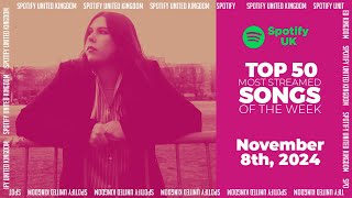 Hits Of The Week  Spotify Top 50 UK Weekly November 8th 2024 [upl. by Anavi]