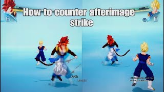 How to counterdeal with Afterimage strike in Sparking Zero [upl. by Einnahpets]