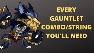 Brawlhalla Advanced gauntlet Combosstrings [upl. by Yrian]