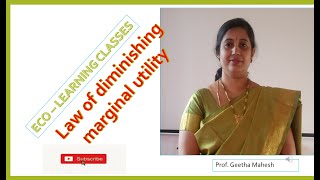 Law of diminishing marginal utility IIPUC ECONOMICS KANNADA [upl. by Ophelie753]