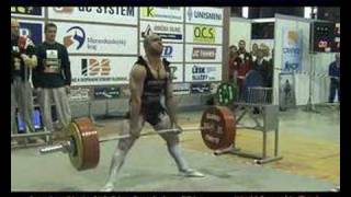 2008 EPF European Championship Olech Deadlift 3rd attempt [upl. by Nivat]