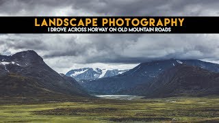 Landscape Photography  Driving Across Norway travel on old mountain roads [upl. by Lucias182]