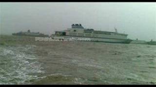 GTS FINNJET beached at Alang India for scrapping She has gone  forever [upl. by Caputto398]