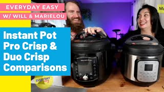 Instant Pot Pro Crisp 8Qt amp Duo Crisp 6Qt Comparisons [upl. by Althee800]