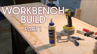 Laminated Plywood Top Workbench Build  Part 1 [upl. by Aicirtam896]