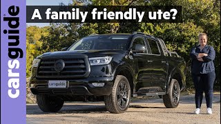 2024 GWM Ute review Cannon Vanta  A new Mitsubishi Triton rival for tradies with families [upl. by Meagan946]