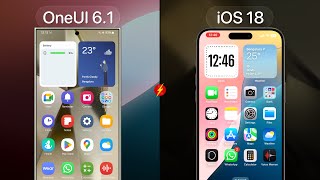 iOS 18 vs OneUI 61  APPS ANIMATIONS [upl. by Essam]