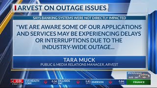 Arvest Bank says banking systems were not impacted by outage [upl. by Alihs368]