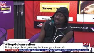 StopGalamseyNow Doing songs about galamsey isnt enough JoyNews [upl. by Constantino]